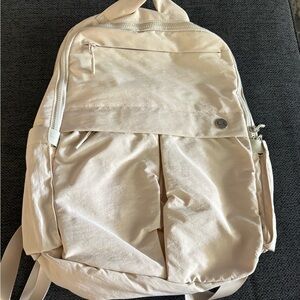 Elegant Cream Backpack for Men